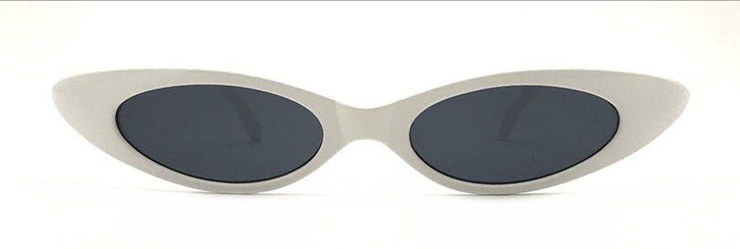 Personality retro wild sunglasses C7 white ash