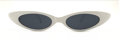 Personality retro wild sunglasses C7 white ash