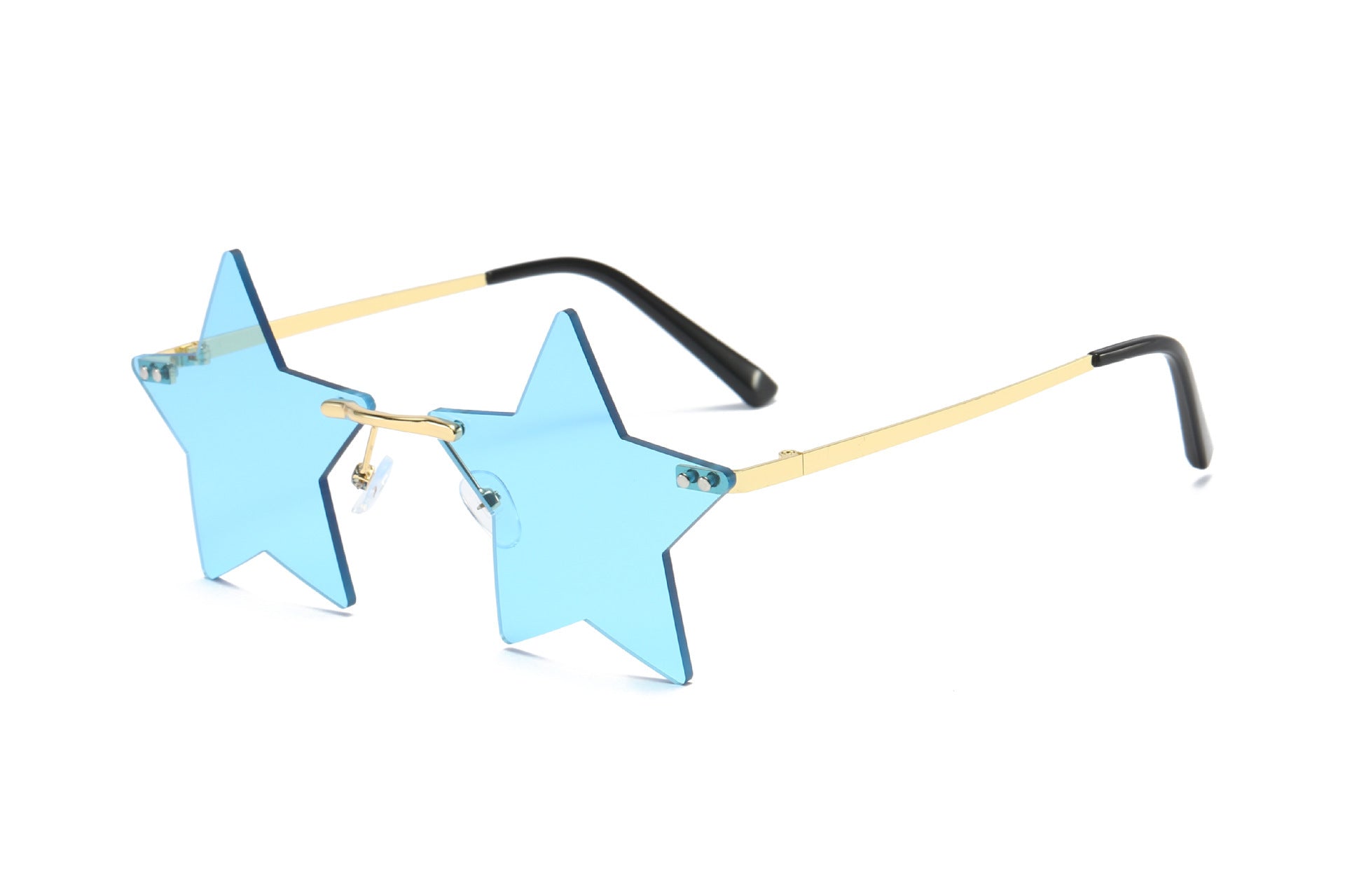 Always Been A Star Sunglasses - Stylish PC & Metal Frames, HD UV Protection Lenses, Unisex Design Blue