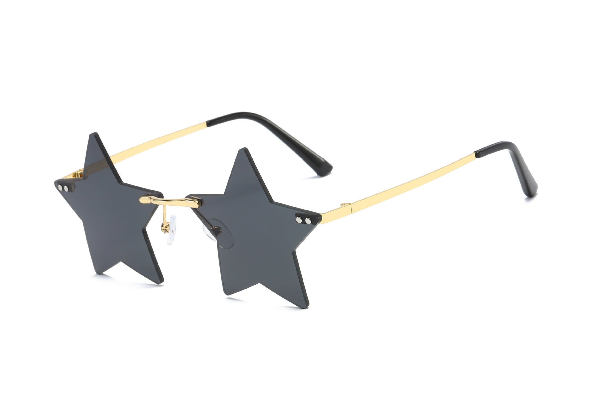 Always Been A Star Sunglasses - Stylish PC & Metal Frames, HD UV Protection Lenses, Unisex Design Black