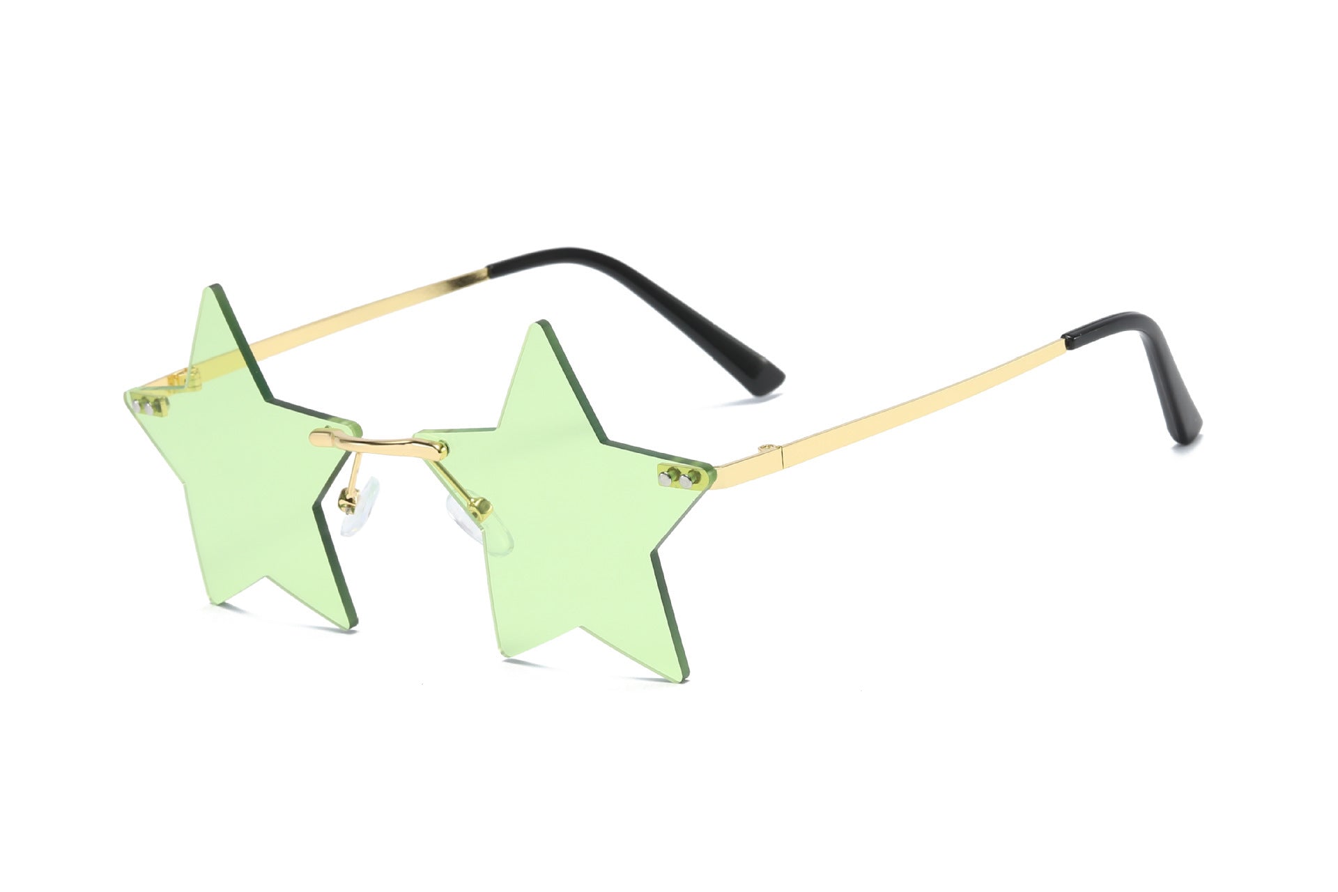 Always Been A Star Sunglasses - Stylish PC & Metal Frames, HD UV Protection Lenses, Unisex Design Green