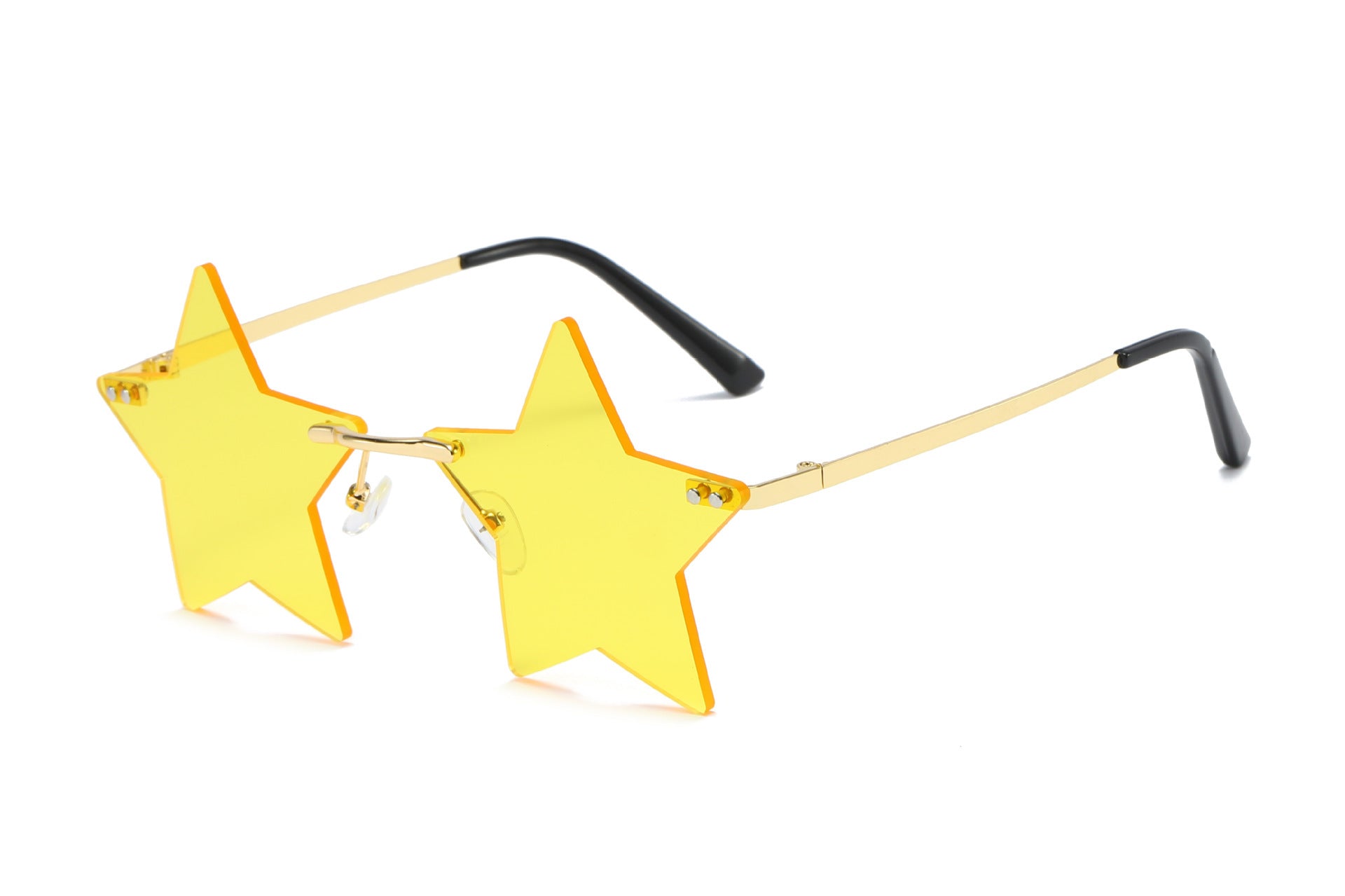 Always Been A Star Sunglasses - Stylish PC & Metal Frames, HD UV Protection Lenses, Unisex Design Yellow