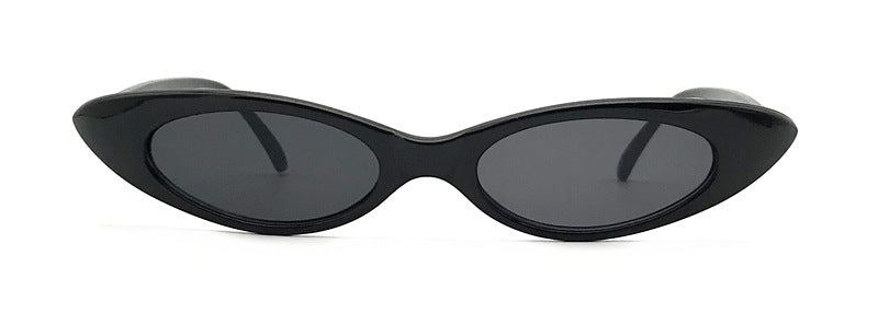 Personality retro wild sunglasses C1 black ash