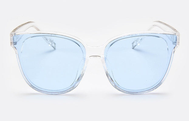 Sass's ocean Smelling sunglasses Transparent white blue