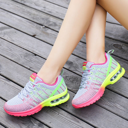 Sneakers for Ladies in 2023 Factory No Brand Mesh Breathable Comfortable Women Air Sneakers for Male Running Shoes