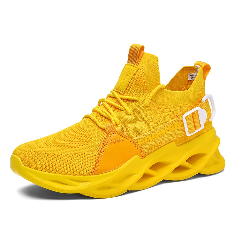 Advanced Basketball Shoes - High-Performance, Durable Construction, Sizes 36-47 Yellow