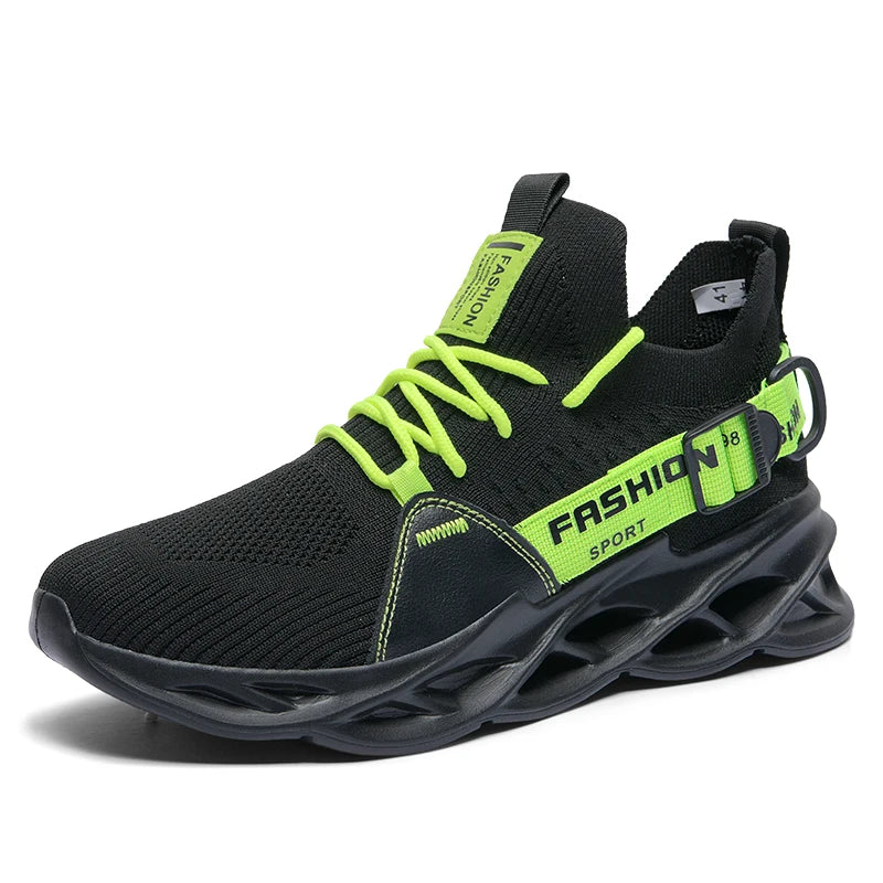 Advanced Basketball Shoes - High-Performance, Durable Construction, Sizes 36-47 black green