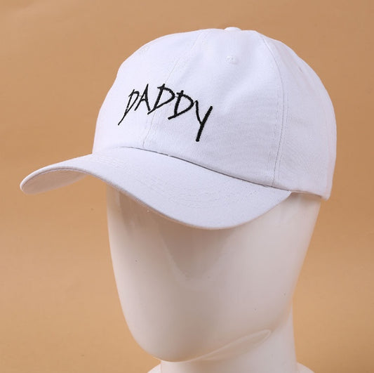 Call Me Daddy Adjustable Cotton Hat for Men and Women - Soft, Durable, Versatile Design in Black and White White