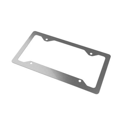 Metal License Plate Frame 12.3" x 6.5" Glossy