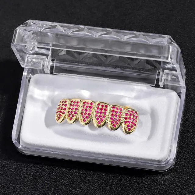 Crystal Zircon Teeth Grillz Bottom GDRR