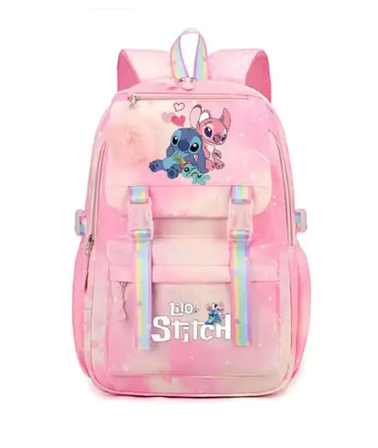 Ohana Means Family Stitch Back Pack Peach