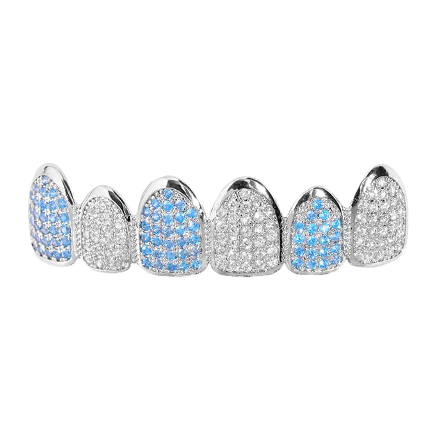 Crystal Zircon Teeth Grillz