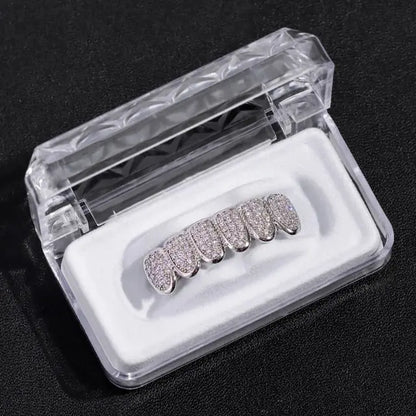 Crystal Zircon Teeth Grillz Bottom SL