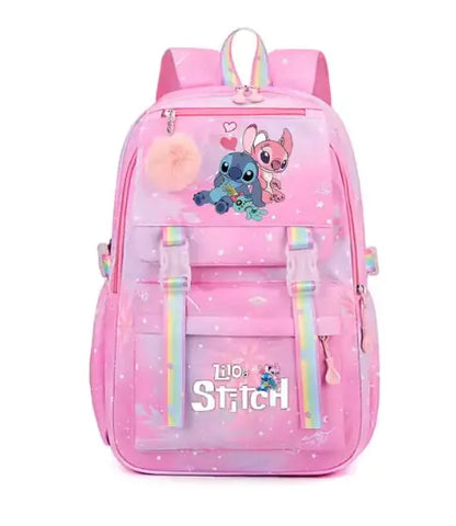 Ohana Means Family Stitch Back Pack Pink