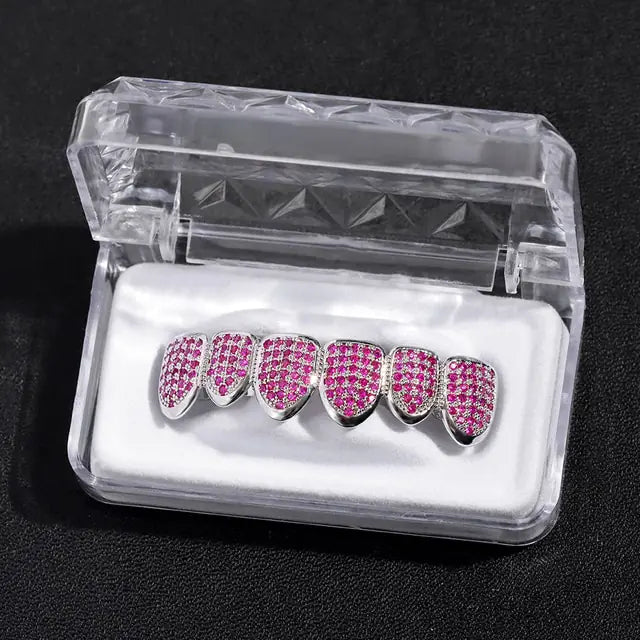 Crystal Zircon Teeth Grillz