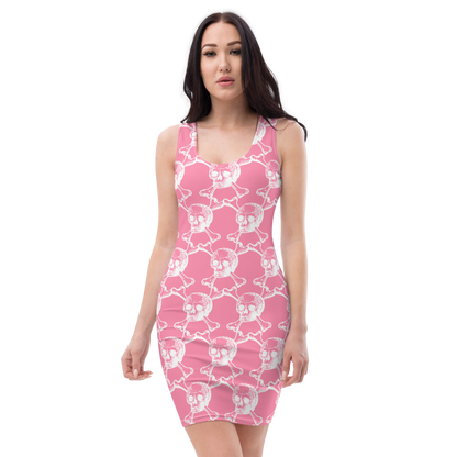 K-Blitz "Summer Skull" Dress (pink)