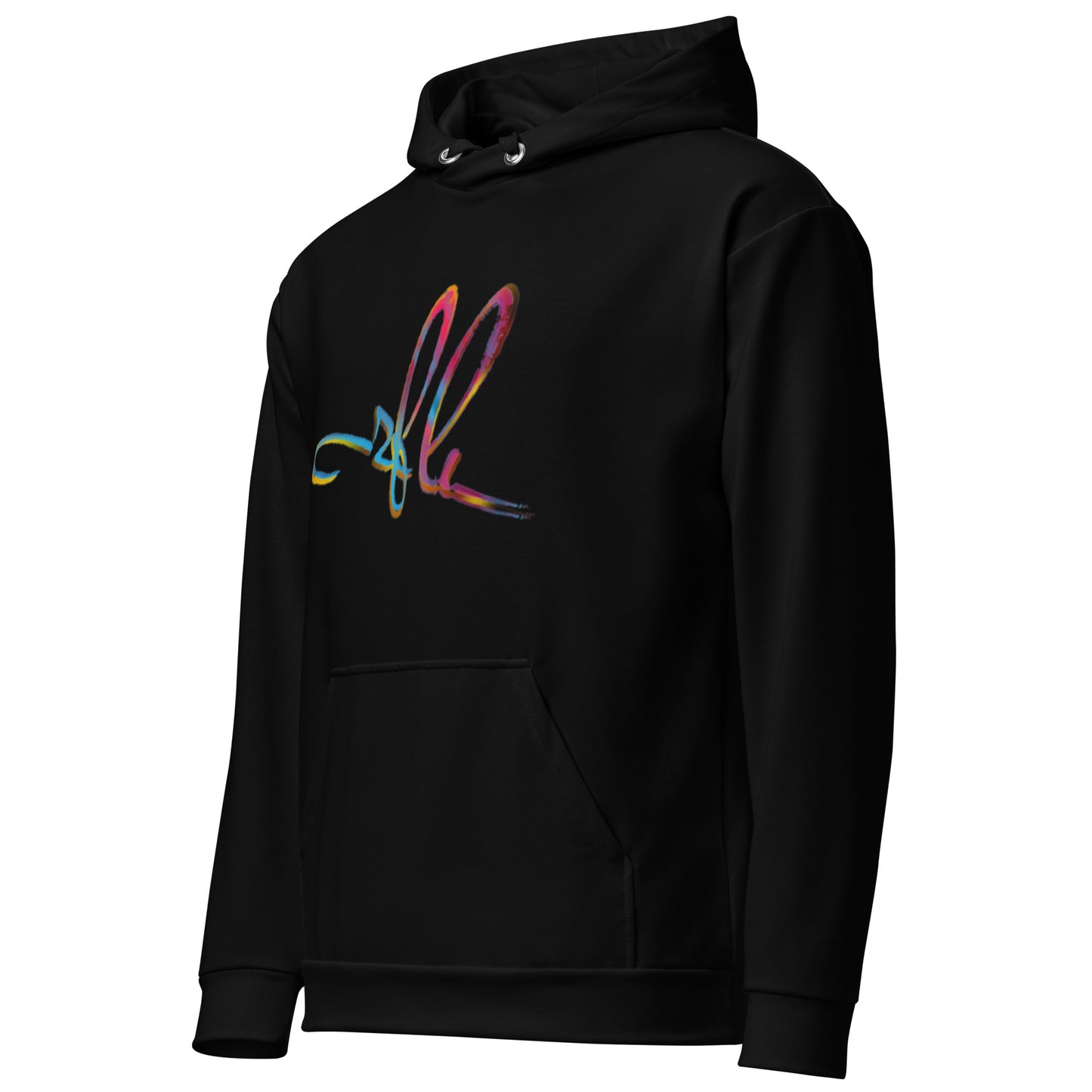 2 Fly Unisex Hoodie in Vibrant Print – Cozy Recycled Polyester with Brushed Fleece Interior