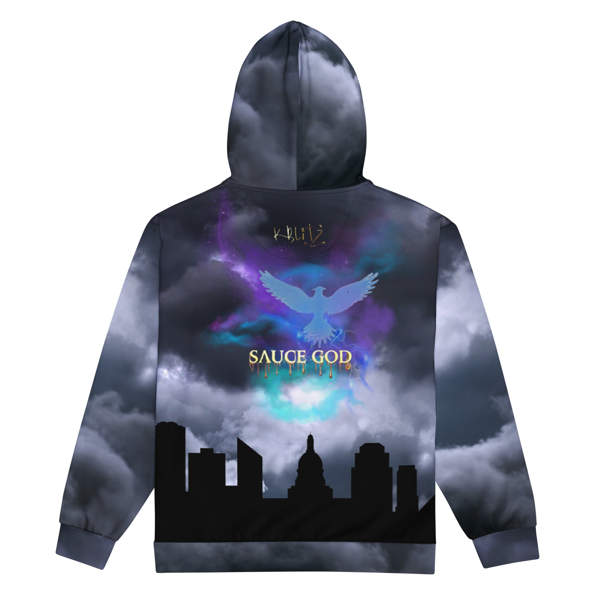 Dark Clouds - SAUCE GOD -Zip Hoodie Edmonton Edition 6XL