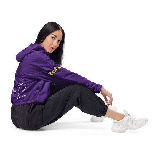 K-Blitz "#LHSF" Women’s cropped windbreaker