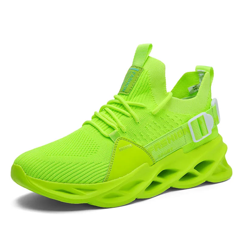 Advanced Basketball Shoes - High-Performance, Durable Construction, Sizes 36-47 Fluorescent green