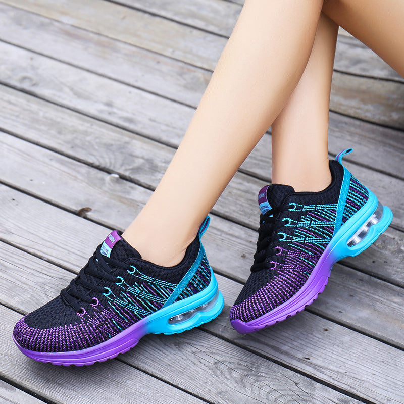 Sneakers for Ladies in 2023 Factory No Brand Mesh Breathable Comfortable Women Air Sneakers for Male Running Shoes