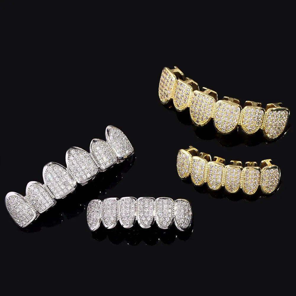 Crystal Zircon Teeth Grillz