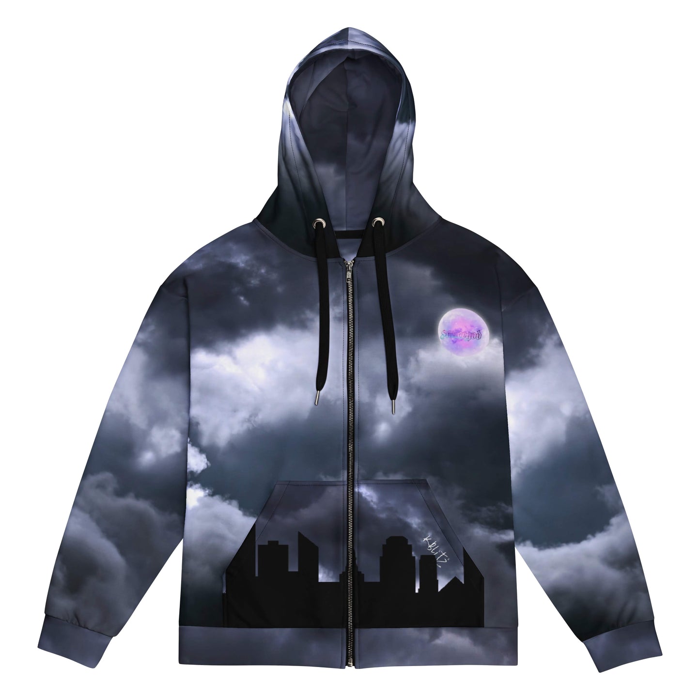 Dark Clouds - SAUCE GOD -Zip Hoodie Edmonton Edition 6XL