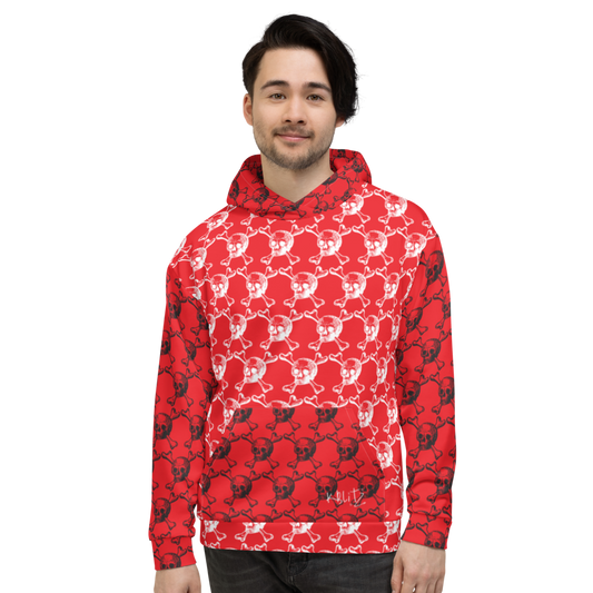 K-Blitz 'Toxic Love' Unisex Hoodie (red) 3XL