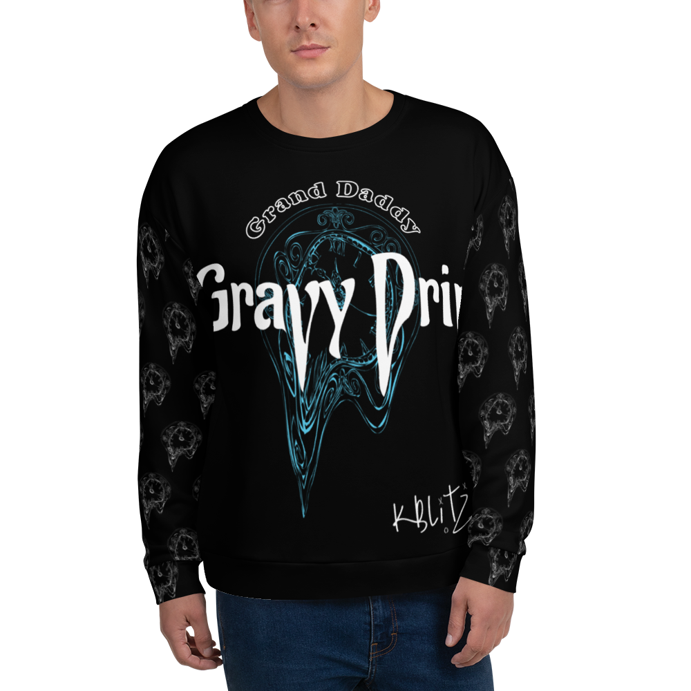 K-Blitz 'Grand Daddy Gravy Drip ' Unisex Sweatshirt (black) 3XL