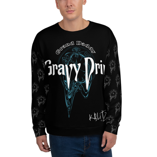 K-Blitz 'Grand Daddy Gravy Drip ' Unisex Sweatshirt (black) 3XL