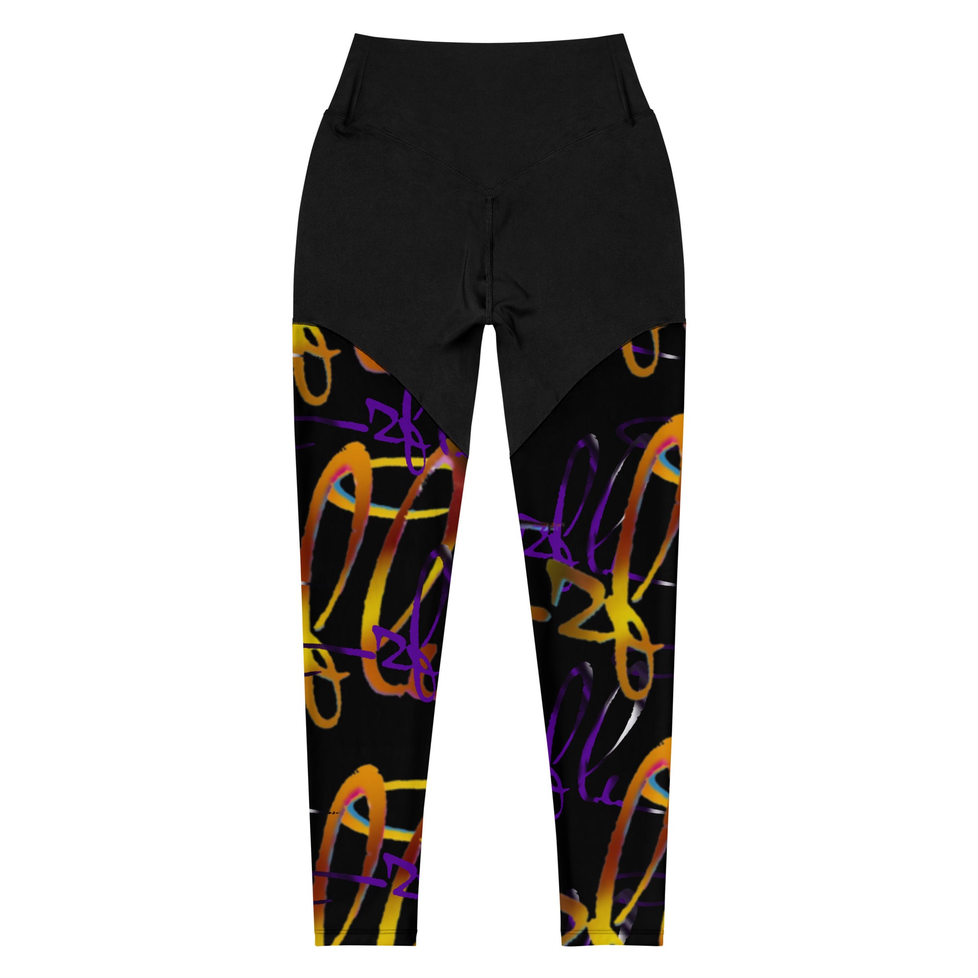 2 Fly 2 Sporty Butt Lifting Leggings with Compression Fabric and High-Waisted Design