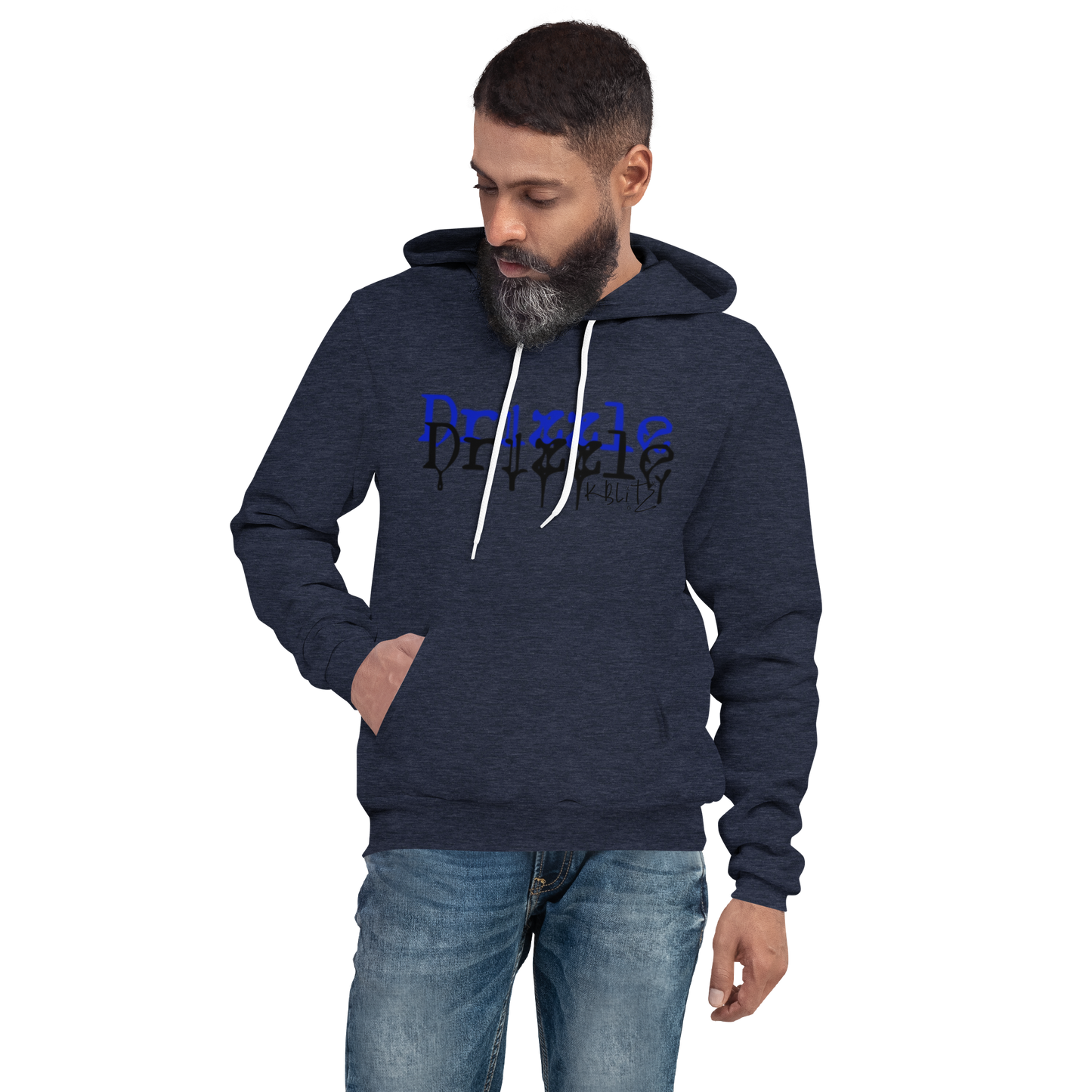 Drizzle Drizzle Hoodie Heather Navy