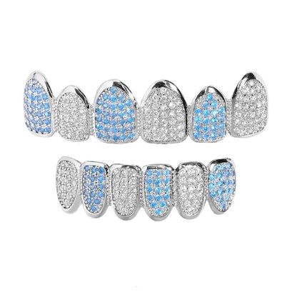 Crystal Zircon Teeth Grillz